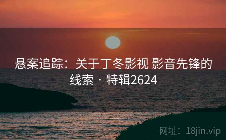 悬案追踪:关于丁冬影视 影音先锋的线索 · 特辑2624 悬案追踪:关于丁冬影视 影音先锋的线索 · 特辑2624